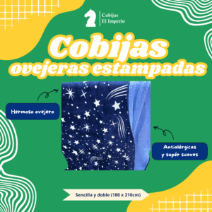Cobijas ovejeras antialérgicas (Con diseño)
