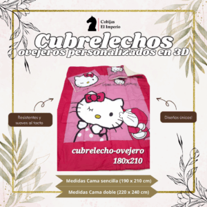 Cubrelecho 3D Digitalizado ovejero