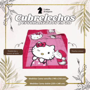 Cubrelecho 3D Personalizado
