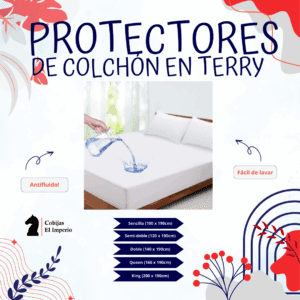 Protector de Colchón Terry Delgado Antifluido