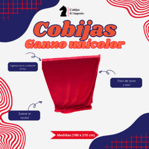 Cobija Ganzo Unicolor