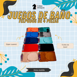 Juegos de baño felpudos