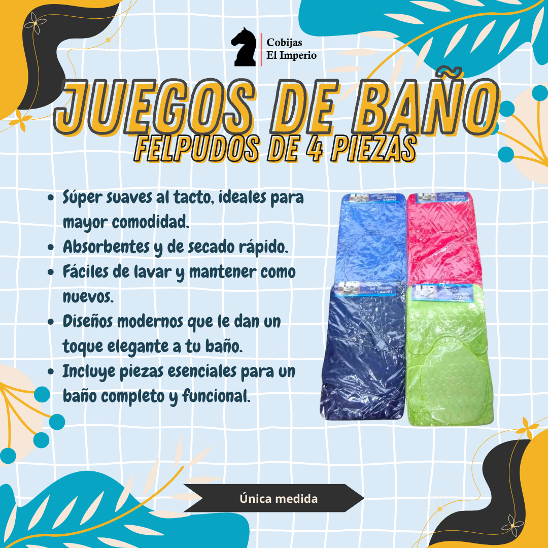 Juegos de baño felpudos - Imagen 2