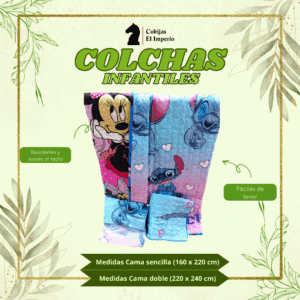 Colchas Infantiles Doble Faz