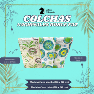Colchas Nacionales Doble Faz