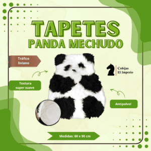 Tapete Panda Mechudo