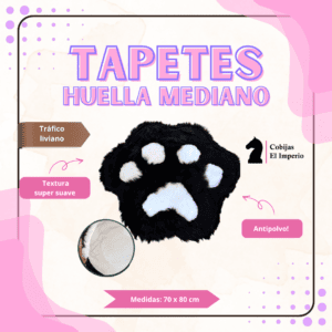 Tapete Mechudo Panda 80 x 70 cm